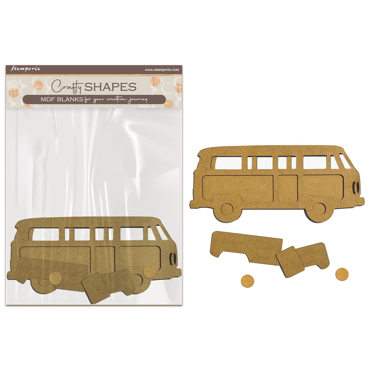 Stamperia Silent Sea MDF Crafty Shapes Blanks Silent Sea Van