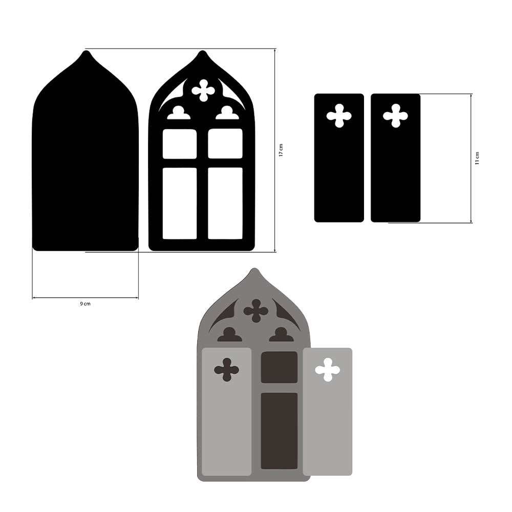 Stamperia Venice City of Art MDF Crafty Shapes Blanks Window