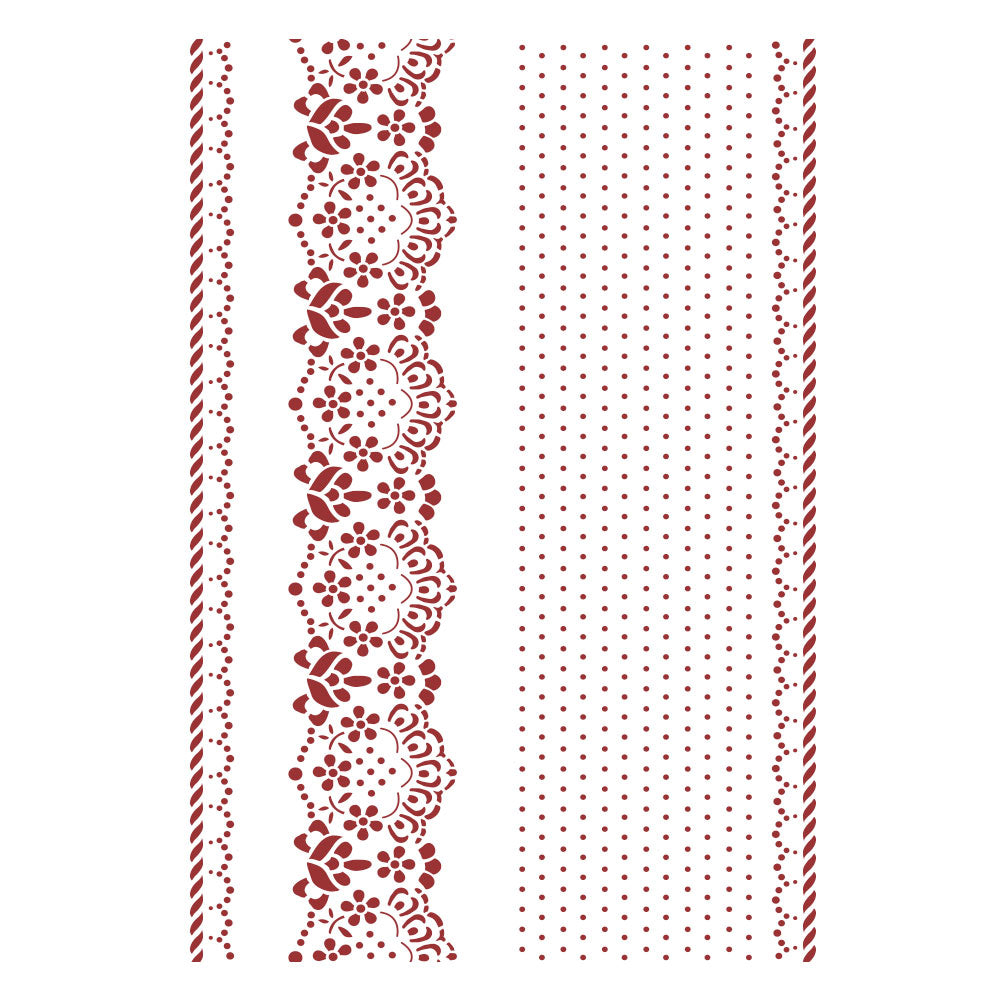 Stamperia 21 x 29.7 cm G Stencil Provence Borders