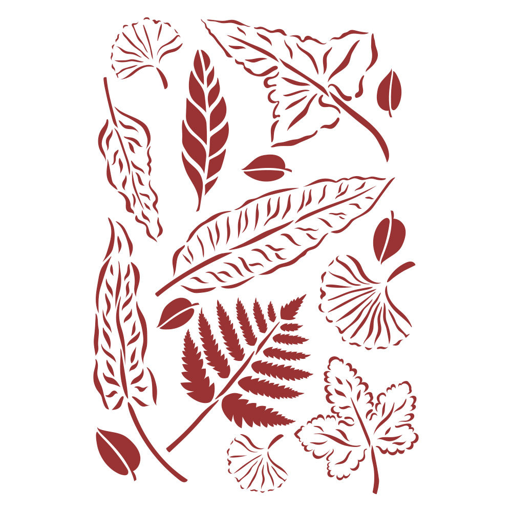 Stamperia 21 x 29.7 cm G Stencil Romantic Garden House Leaves