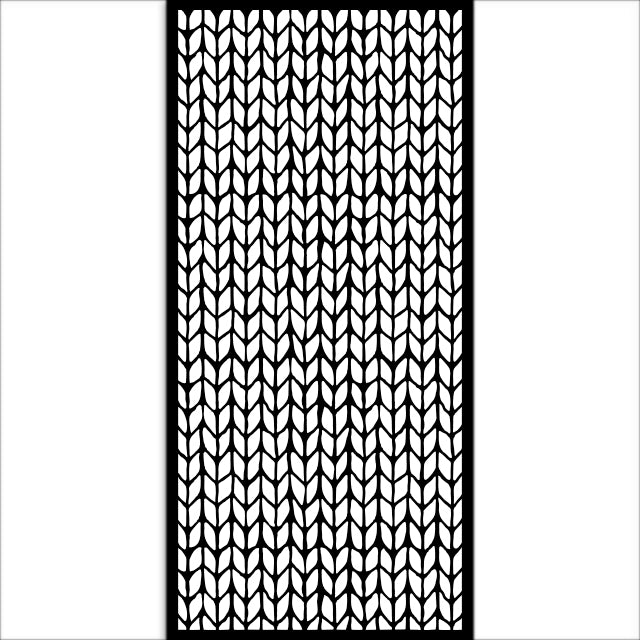 Stamperia Whispering Woods Thick Stencil 12x25cm Knitting Pattern