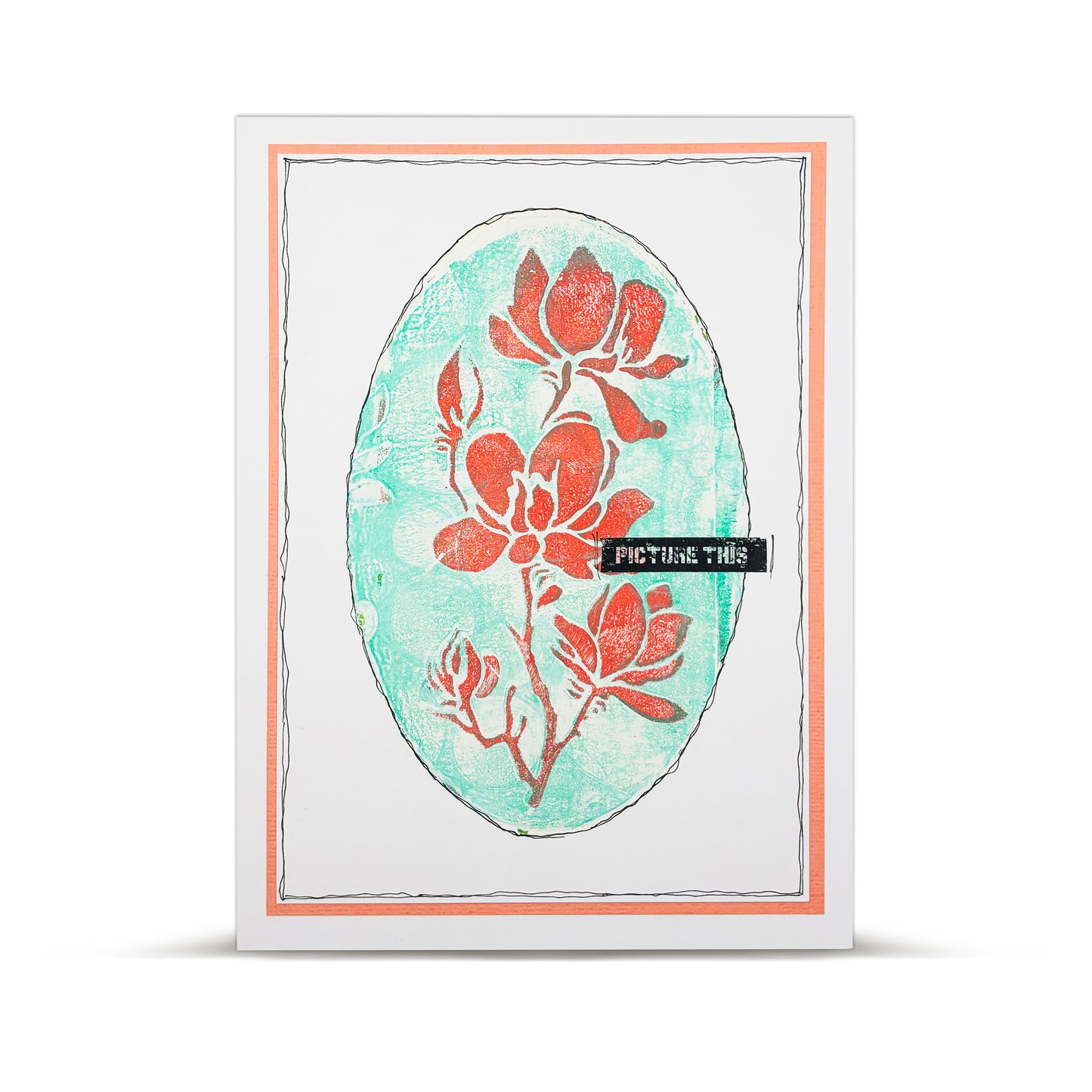 #242 - 4x6 (inch) Stencil - Bubblescape