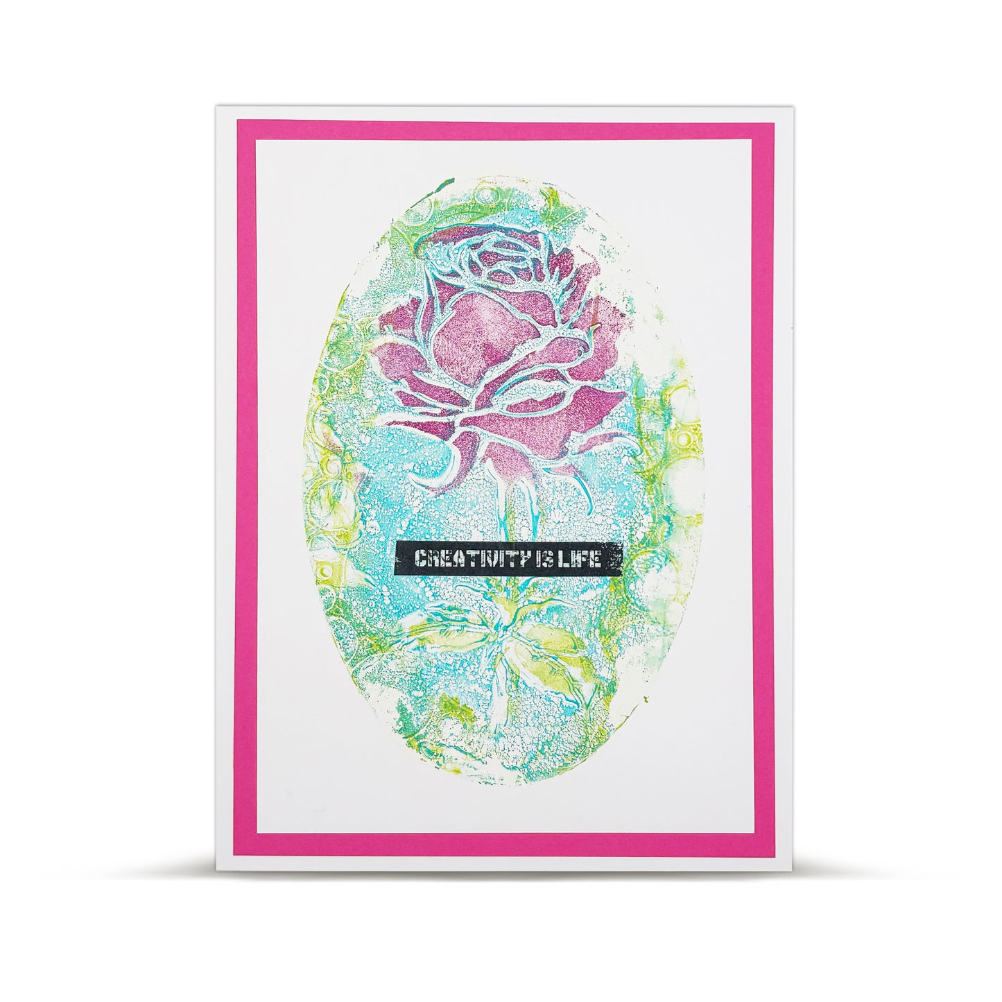 #242 - 4x6 (inch) Stencil - Bubblescape