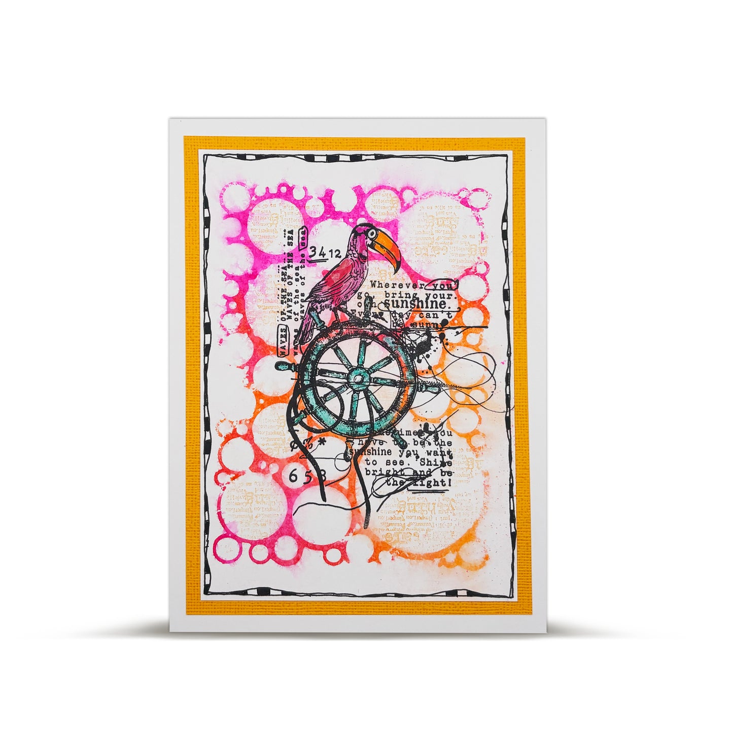 #242 - 4x6 (inch) Stencil - Bubblescape