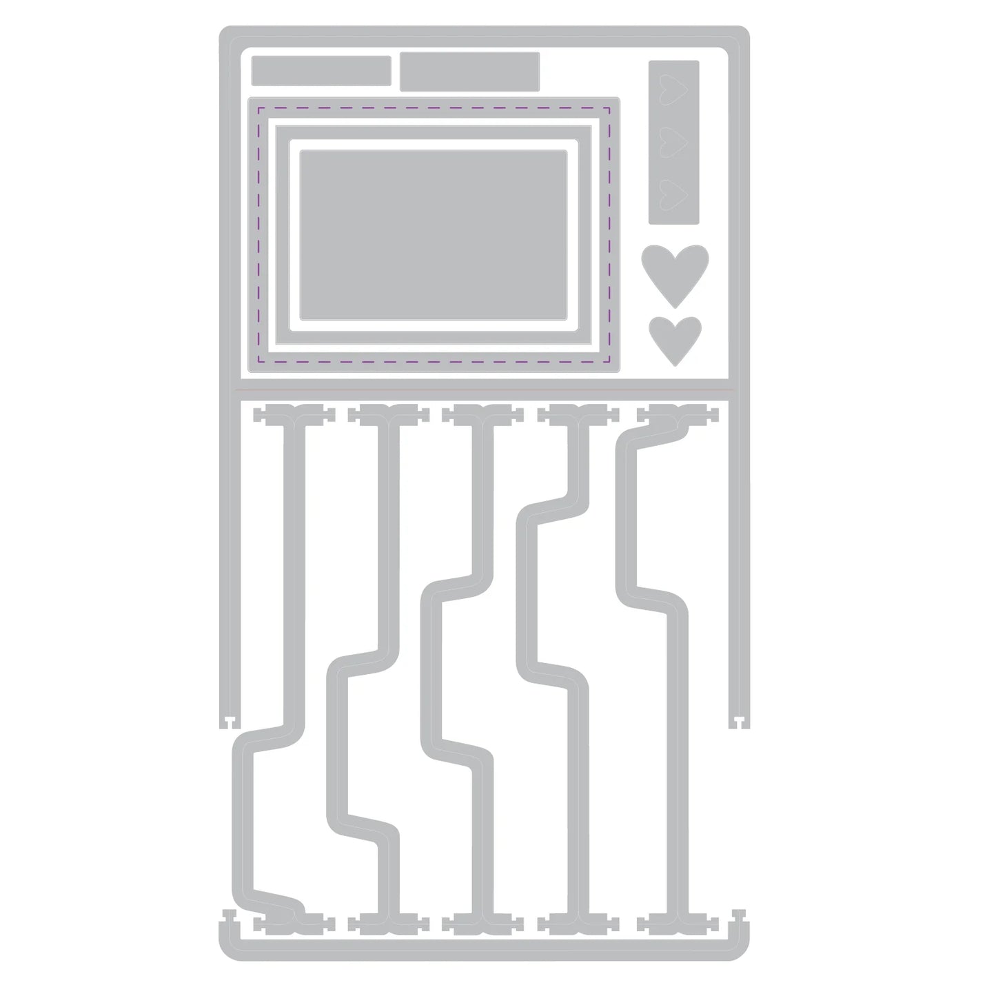 Sizzix Thinlits Die Set 15PK - Snap and Swap File Folders by 49 and Market
