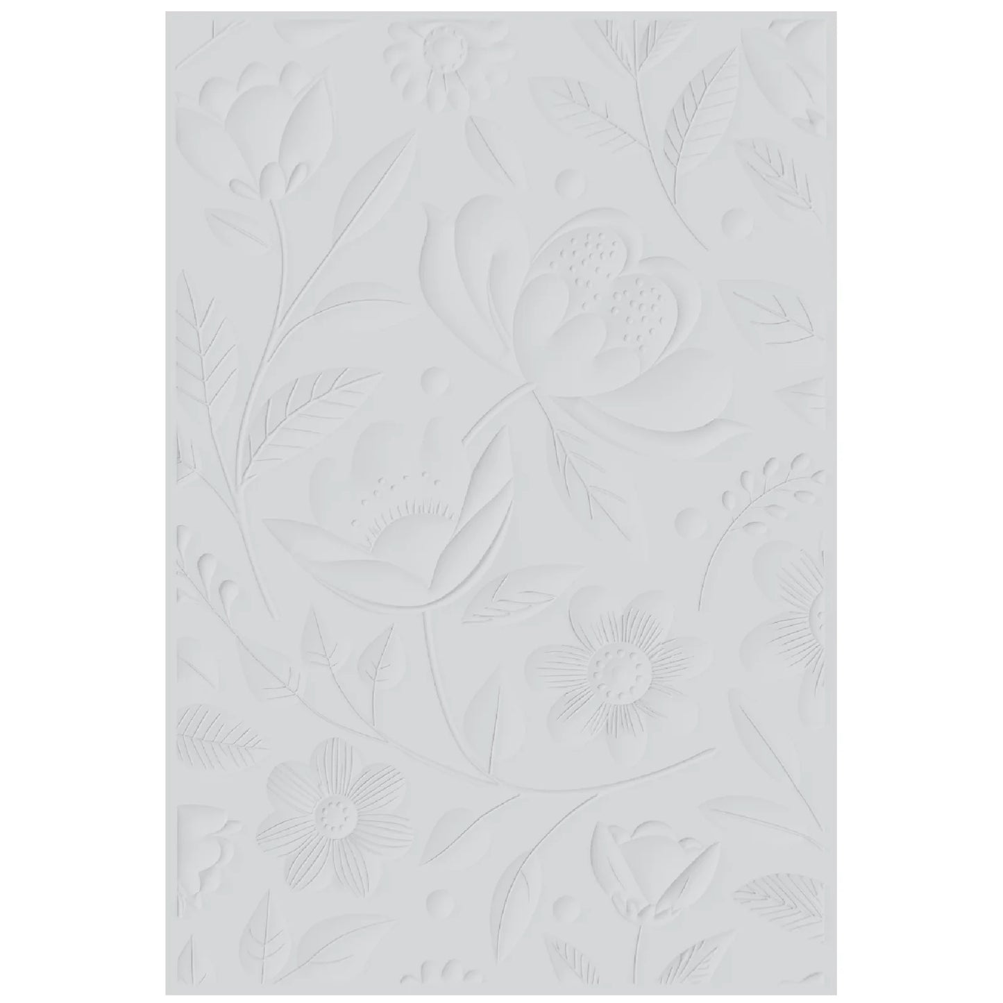 Sizzix 3D Textured Impressions Embossing Folder Happy Garden #1 by Catherine Pooler