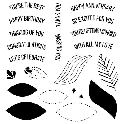 Sizix Clear Stamp Bundle by Catherine Pooler