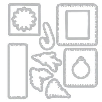 Sizzix Clear Stamps Set 27PK w/11PK Framelits Special Delivery by 49 and Market