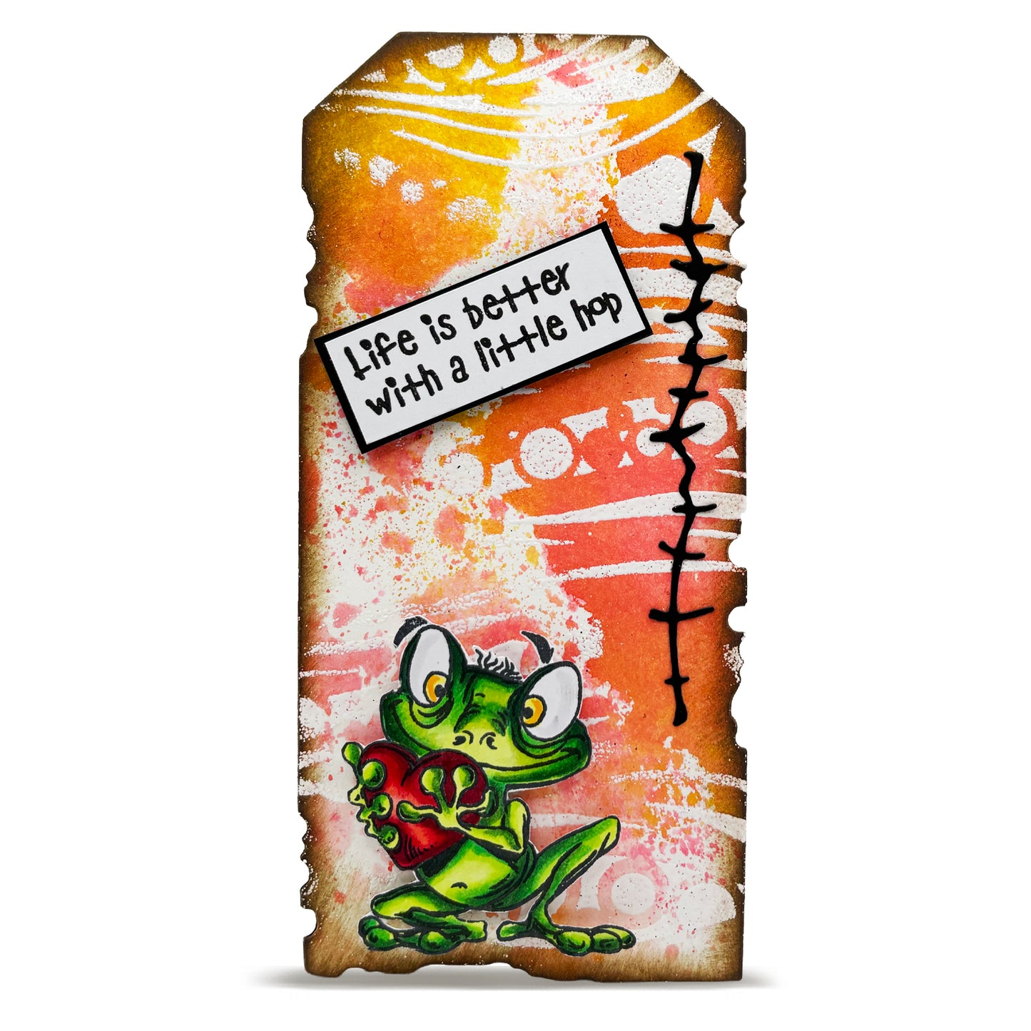 PC-262 - 6x6 (inch) Stencil - Orbit Lines