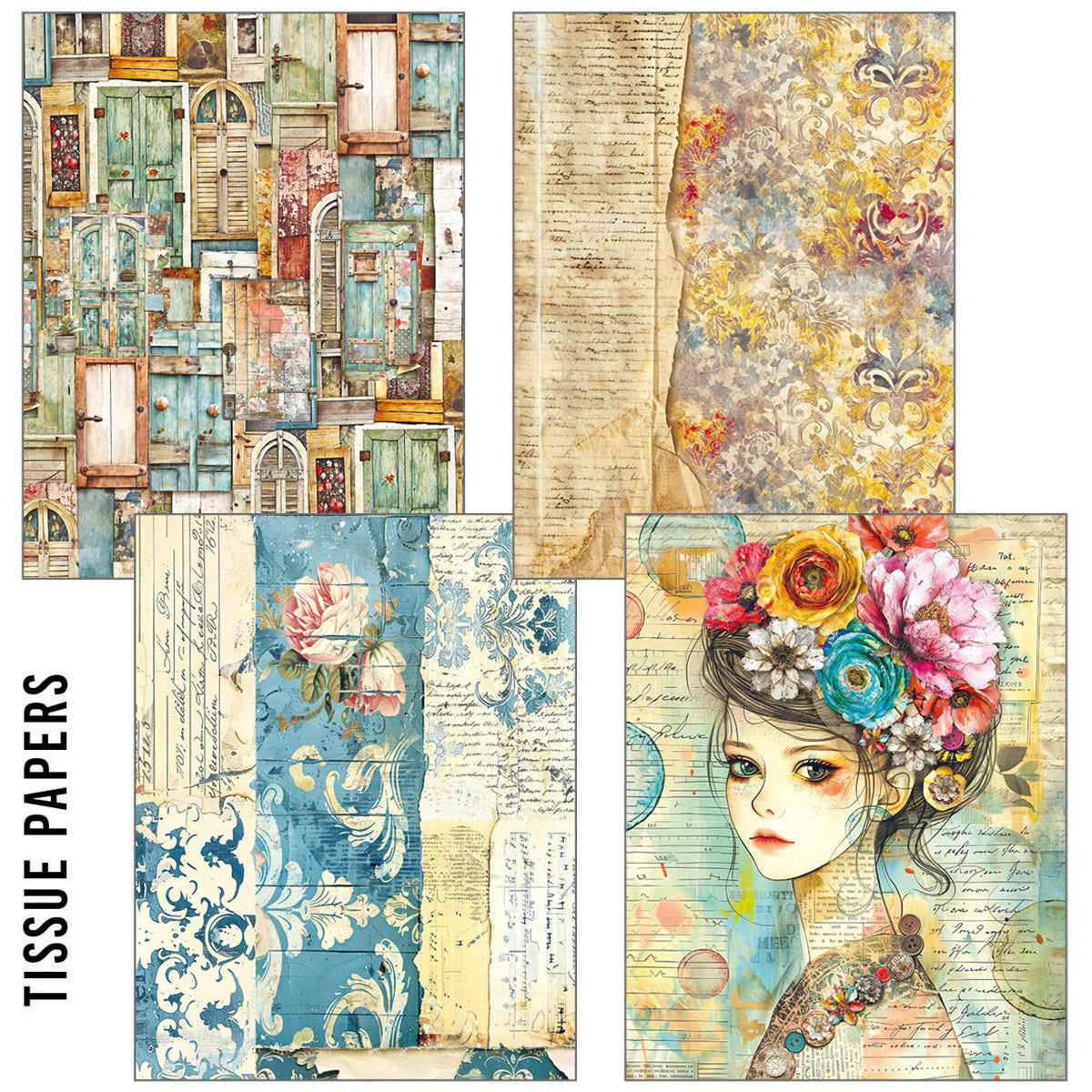 Ciao Bella Craftmix Mixed A5 Paper Pack Quintessential (8pcs)