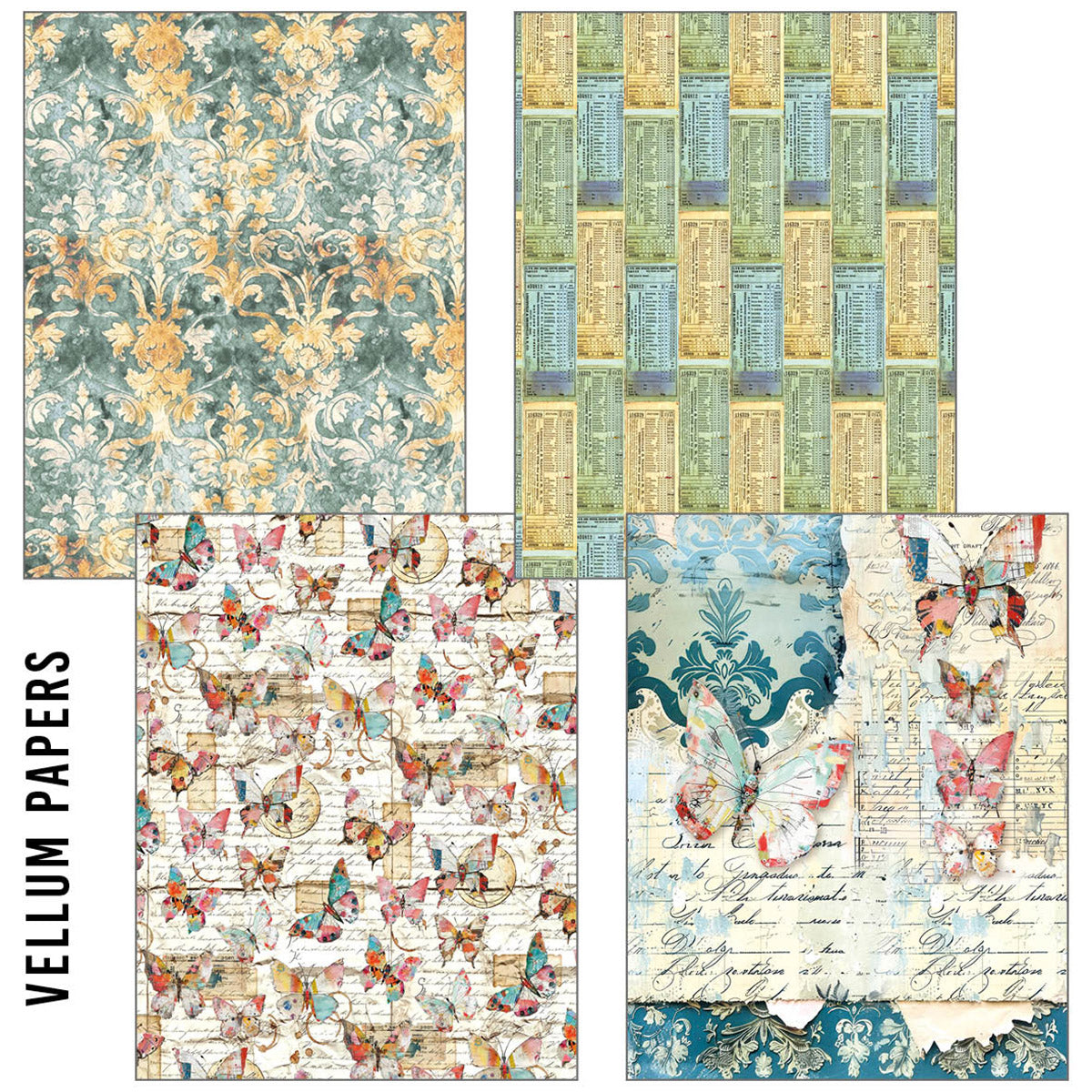 Ciao Bella Craftmix Mixed A5 Paper Pack Quintessential (8pcs)