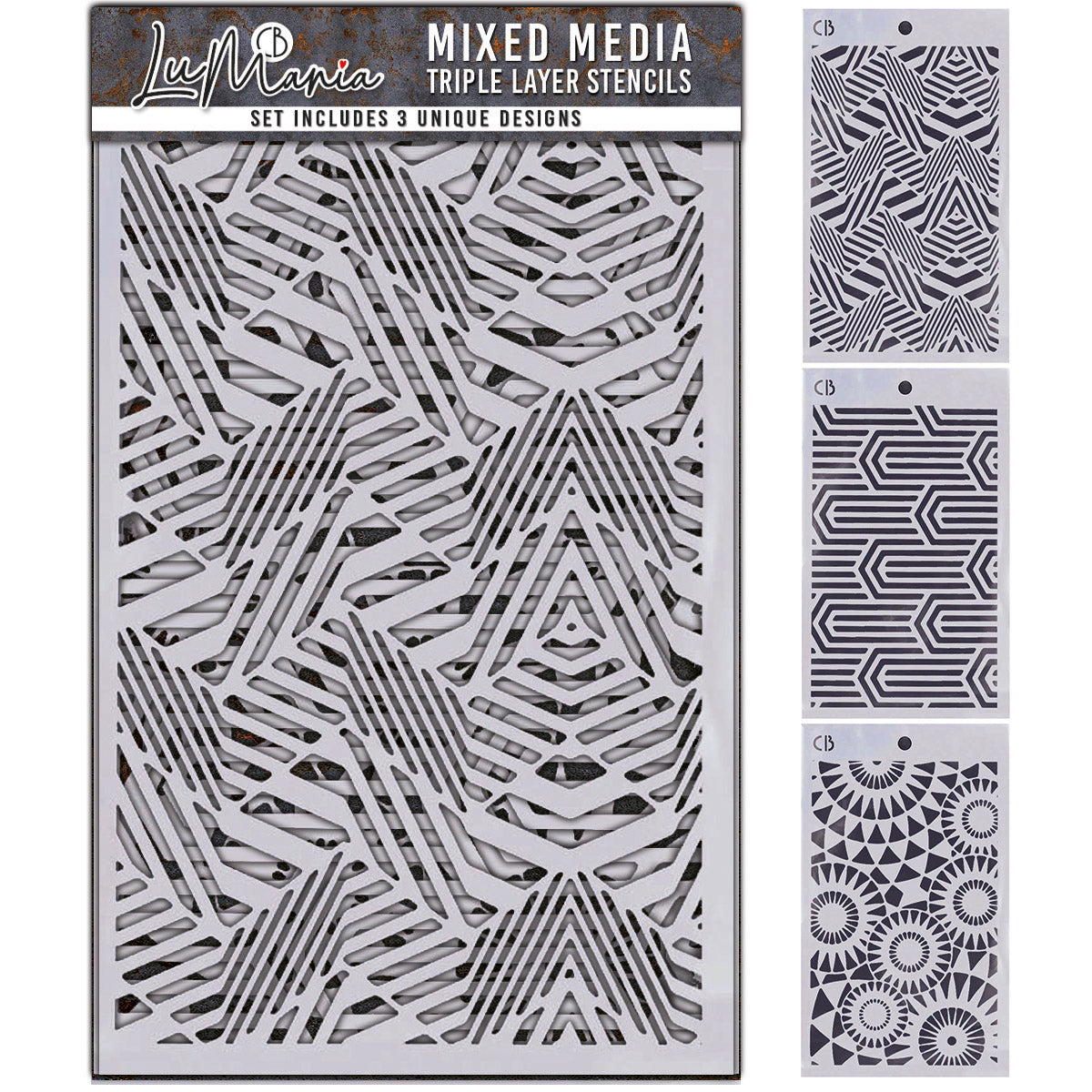 Ciao Bella Stencil Mix Triple Layer Set #003