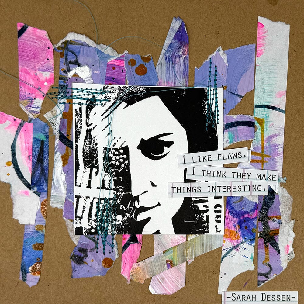 Ranger Dina Wakley MEdia Stamp - Squared Up