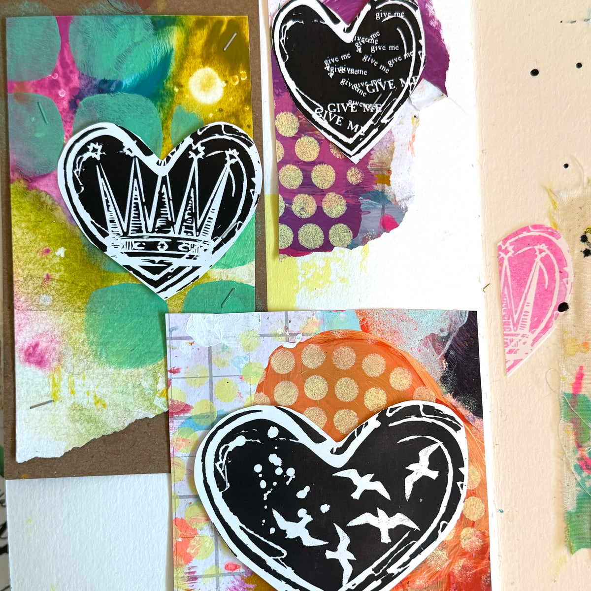 Ranger Dina Wakley MEdia Stencils - Small Squovals
