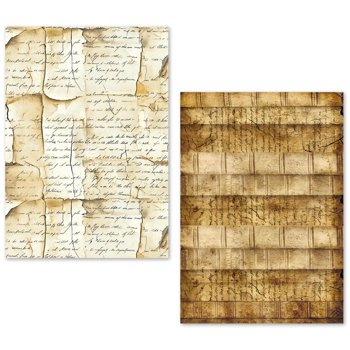 Ciao Bella Tissue Paper Set A5 Vintage Manuscript (24pcs)