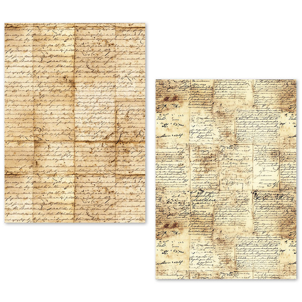 Ciao Bella Tissue Paper Set A5 Vintage Manuscript (24pcs)