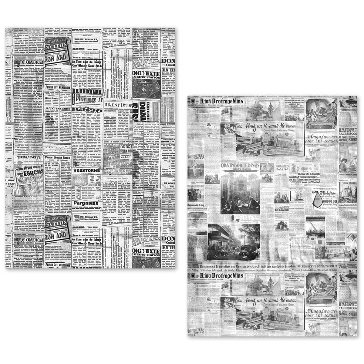 Ciao Bella Tissue Paper Set A5 Newspapers (24pcs)