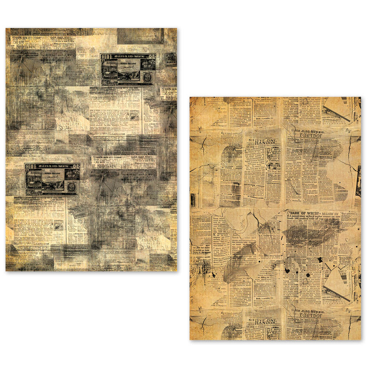 Ciao Bella Tissue Paper Set A5 Newspapers (24pcs)