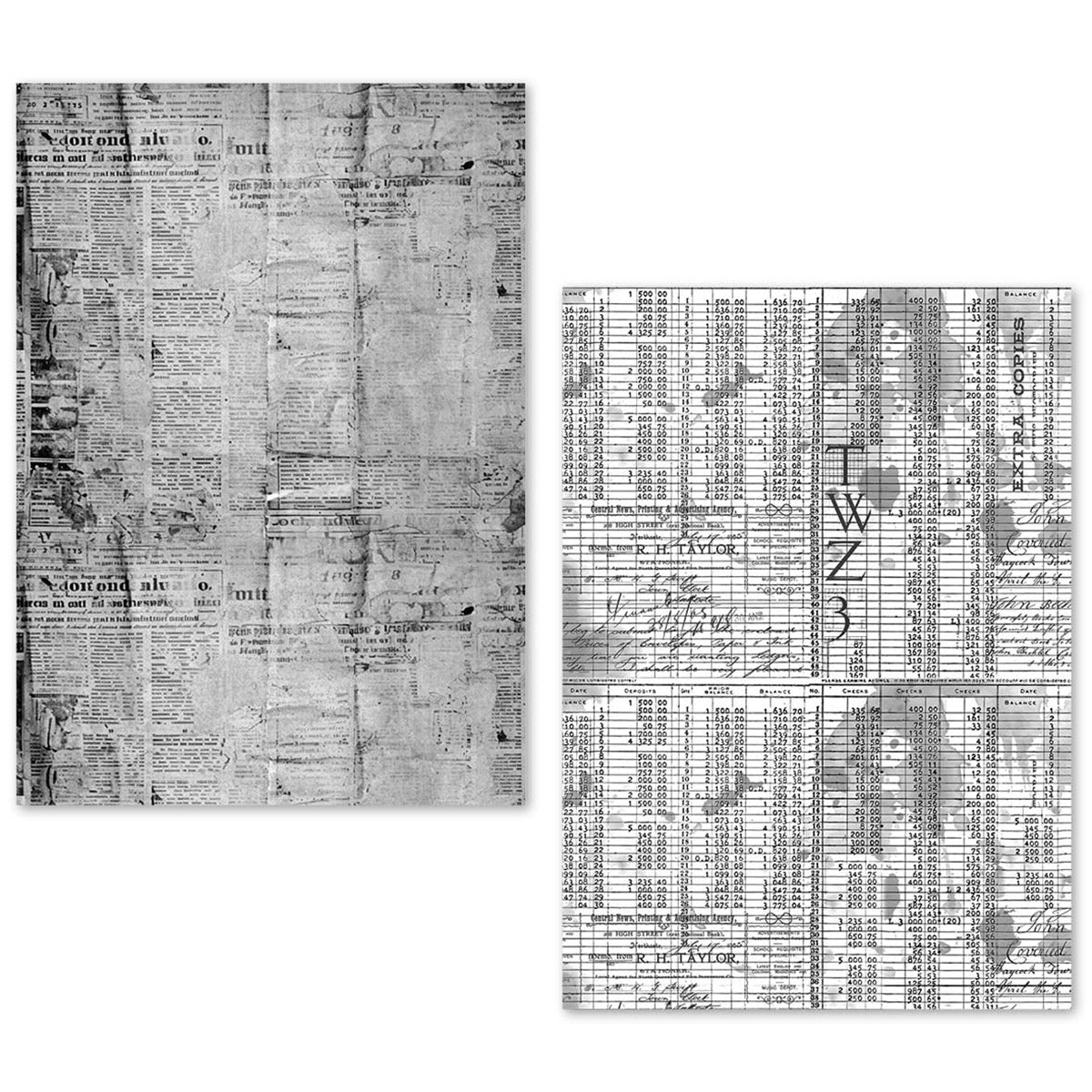 Ciao Bella Tissue Paper Set A5 Newspapers (24pcs)