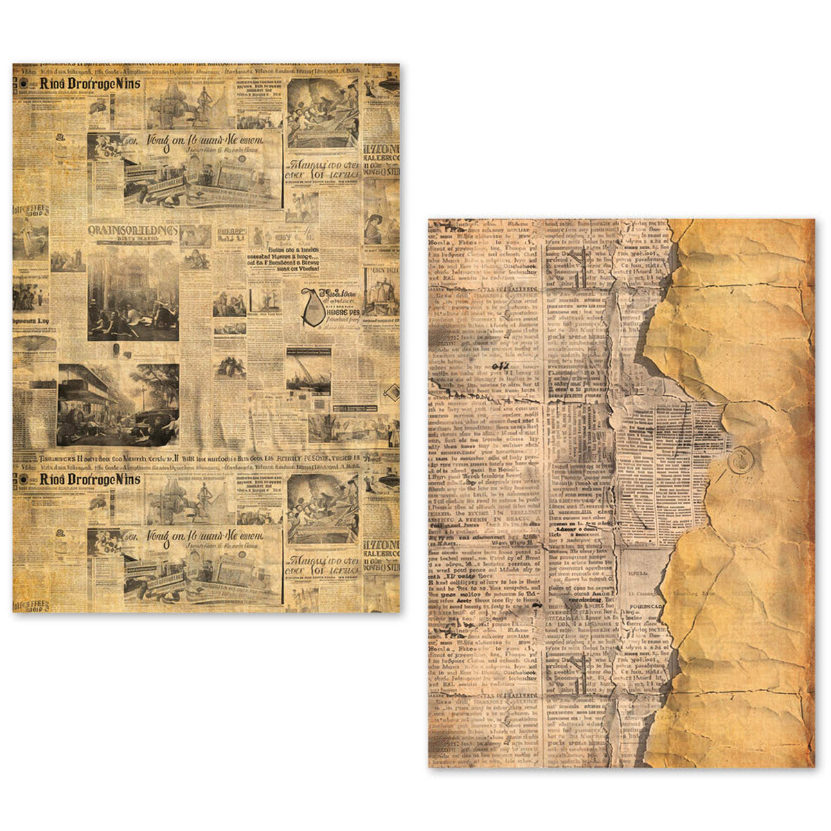 Ciao Bella Tissue Paper Set A5 Newspapers (24pcs)