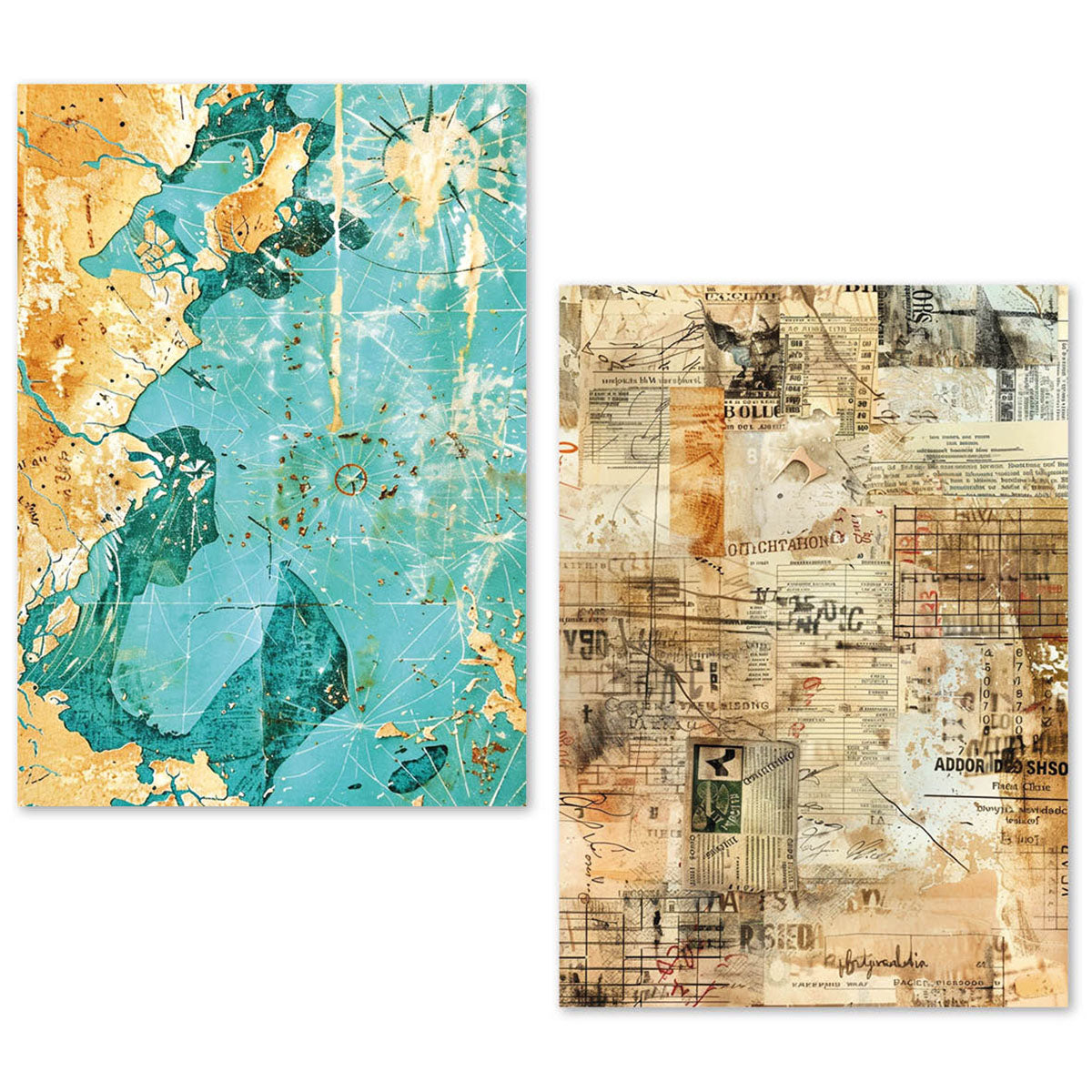 Ciao Bella Fragments of Time A5 Tissue Paper Set (24pcs)