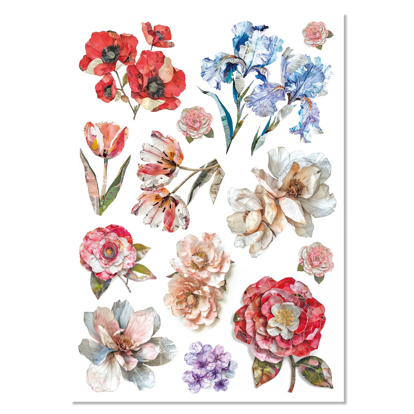 Ciao Bella The Sound of Spring A4 Mixed Media Rice Paper (4pcs)