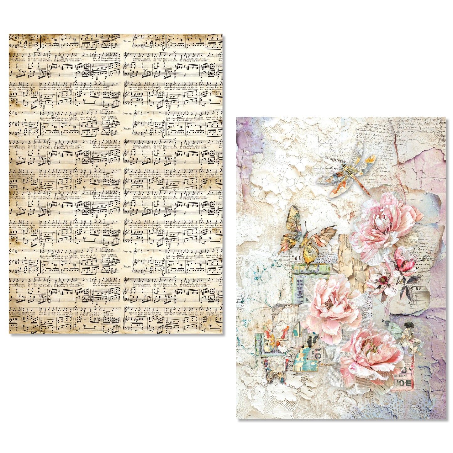 Ciao Bella The Sound of Spring A5 Rice Paper Mixed (8pcs)