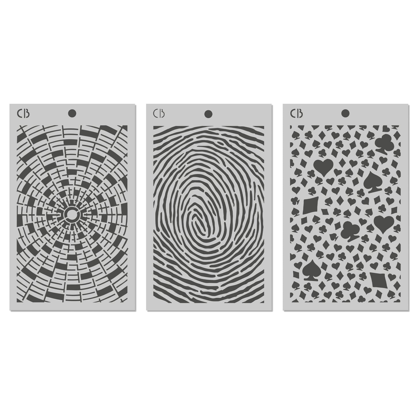 Ciao Bella The Last Mystery 5x8 Inch Stencil Mix Triple Layer Set