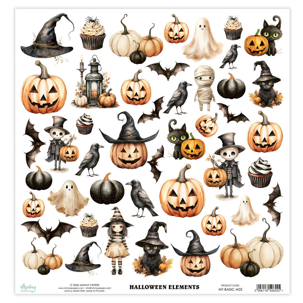 Mintay Basic 12x12 Inch Elements Halloween