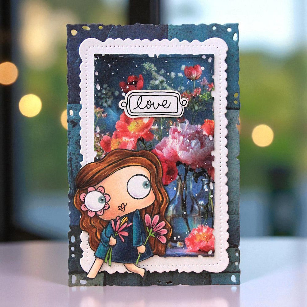 #1163 - A7 Stamp Set - La Fleur