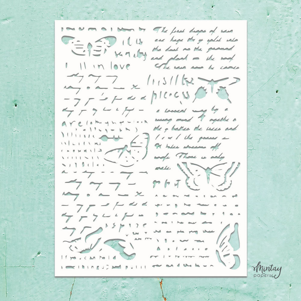 Mintay Kreativa Stencil 6x8 Inch Mixed 6