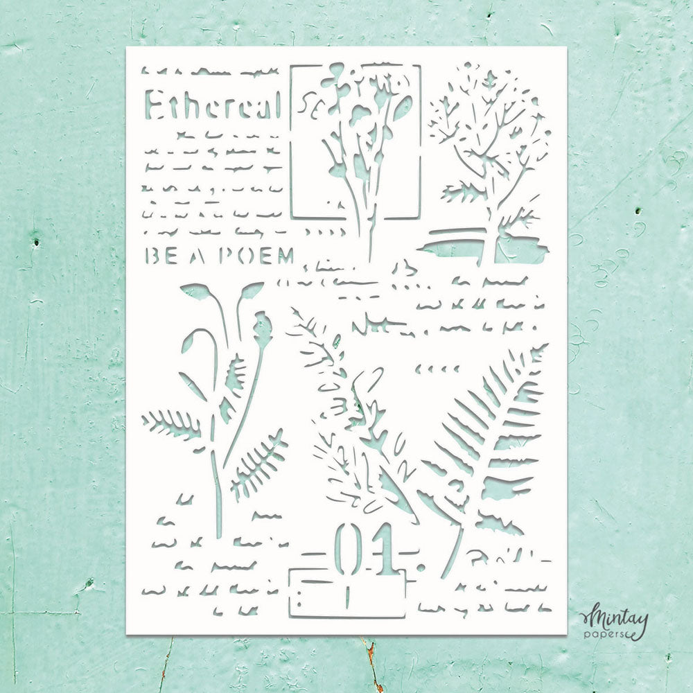 Mintay Kreativa Stencil 6x8 Inch Mixed 8