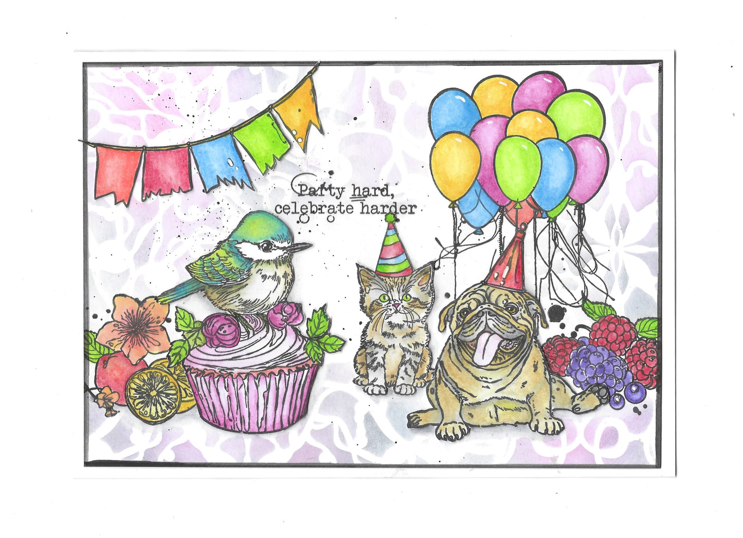 TP-1139 - A7 Stamp Set - Buttercream Birdy Bliss