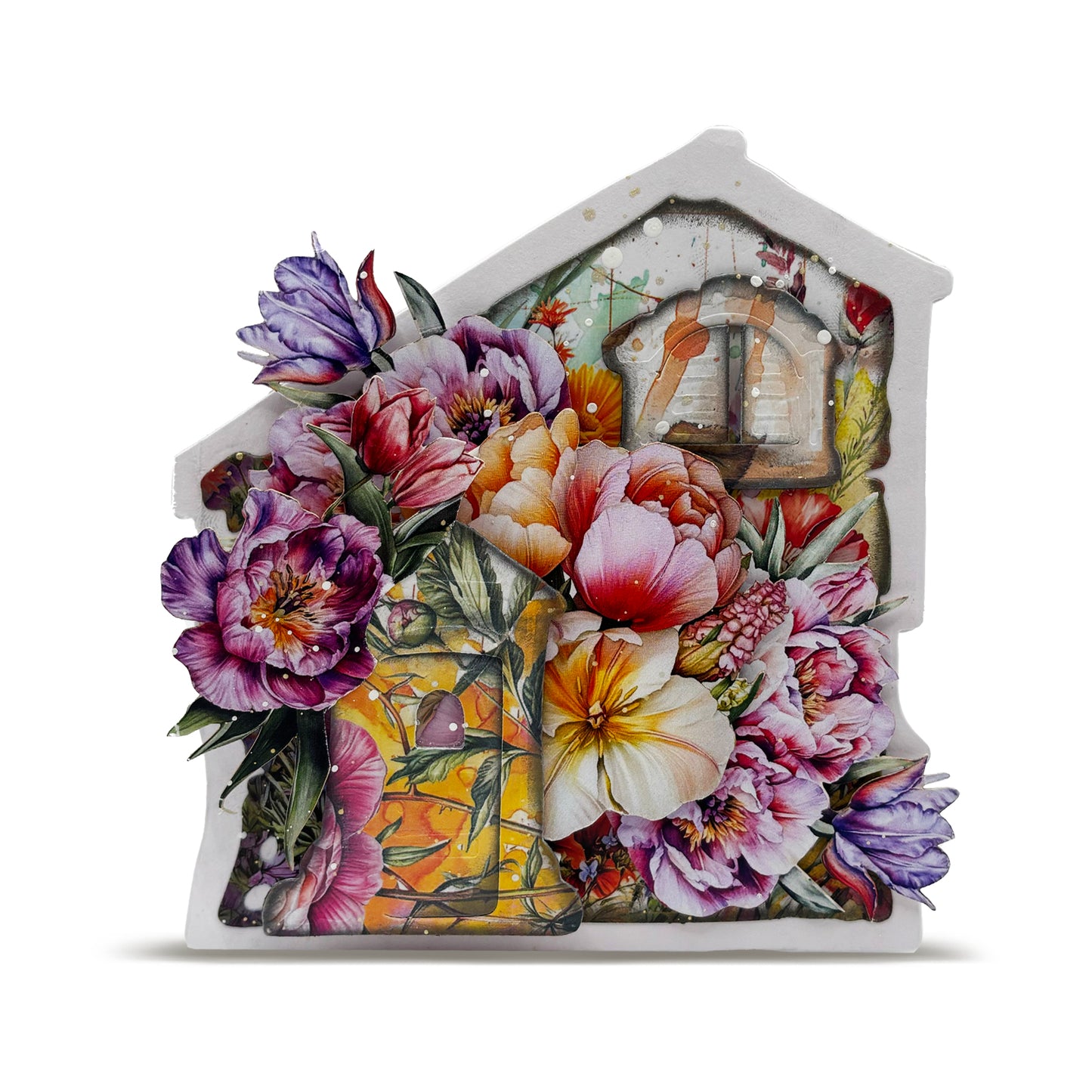 #PA-41 - A5 Design Paper - Colour Me Floral