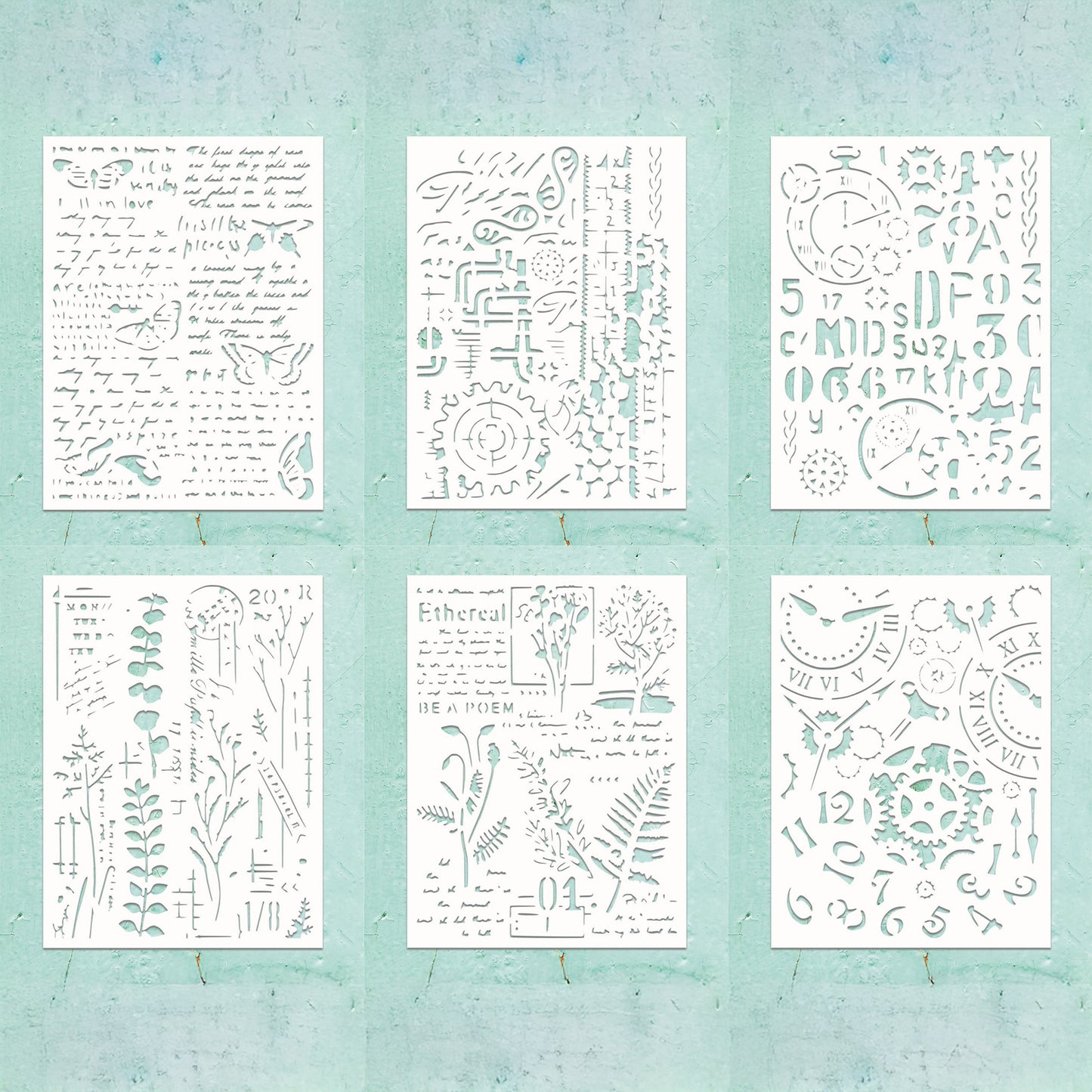 Mintay Kreativa Stencil Mixed Bundle 6-11