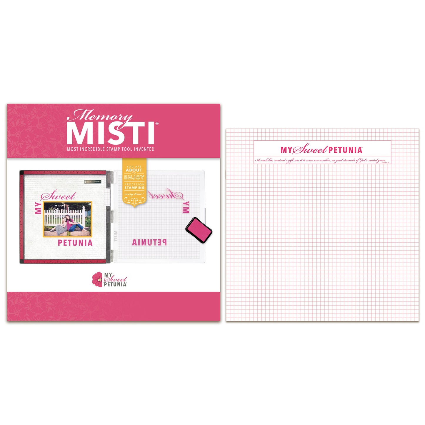My Sweet Petunia Memory MISTI & Memory Grid Paper Pad