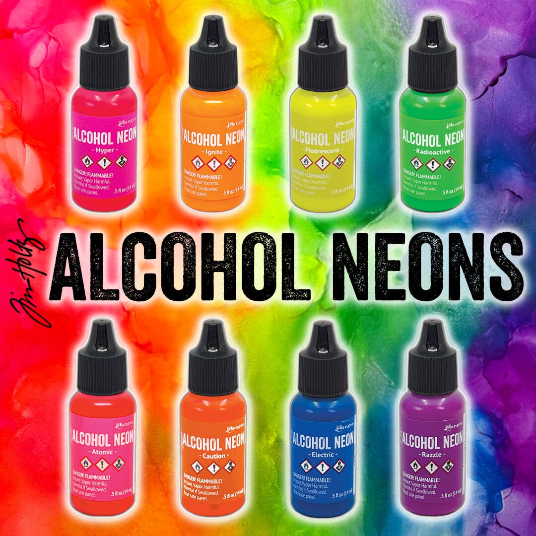Ranger Tim Holtz® Alcohol Neon 8 pk
