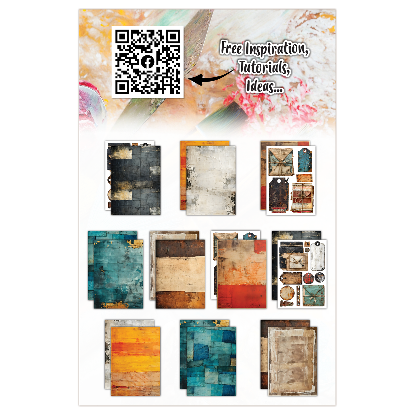 #10 - A5 Design Paper - Bronze & Brassy Days