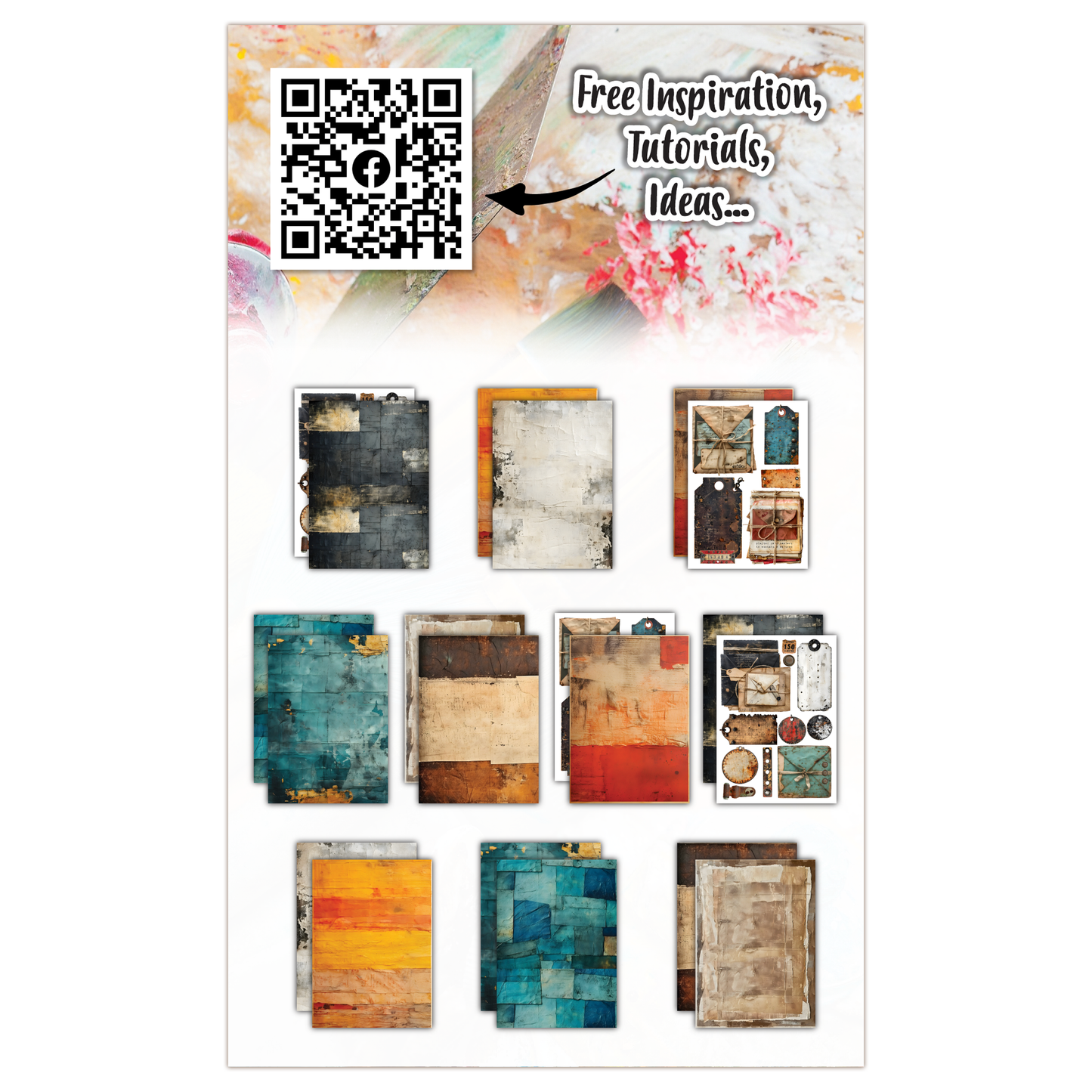 #11 - A6 Design Paper - Rusty Rhythms