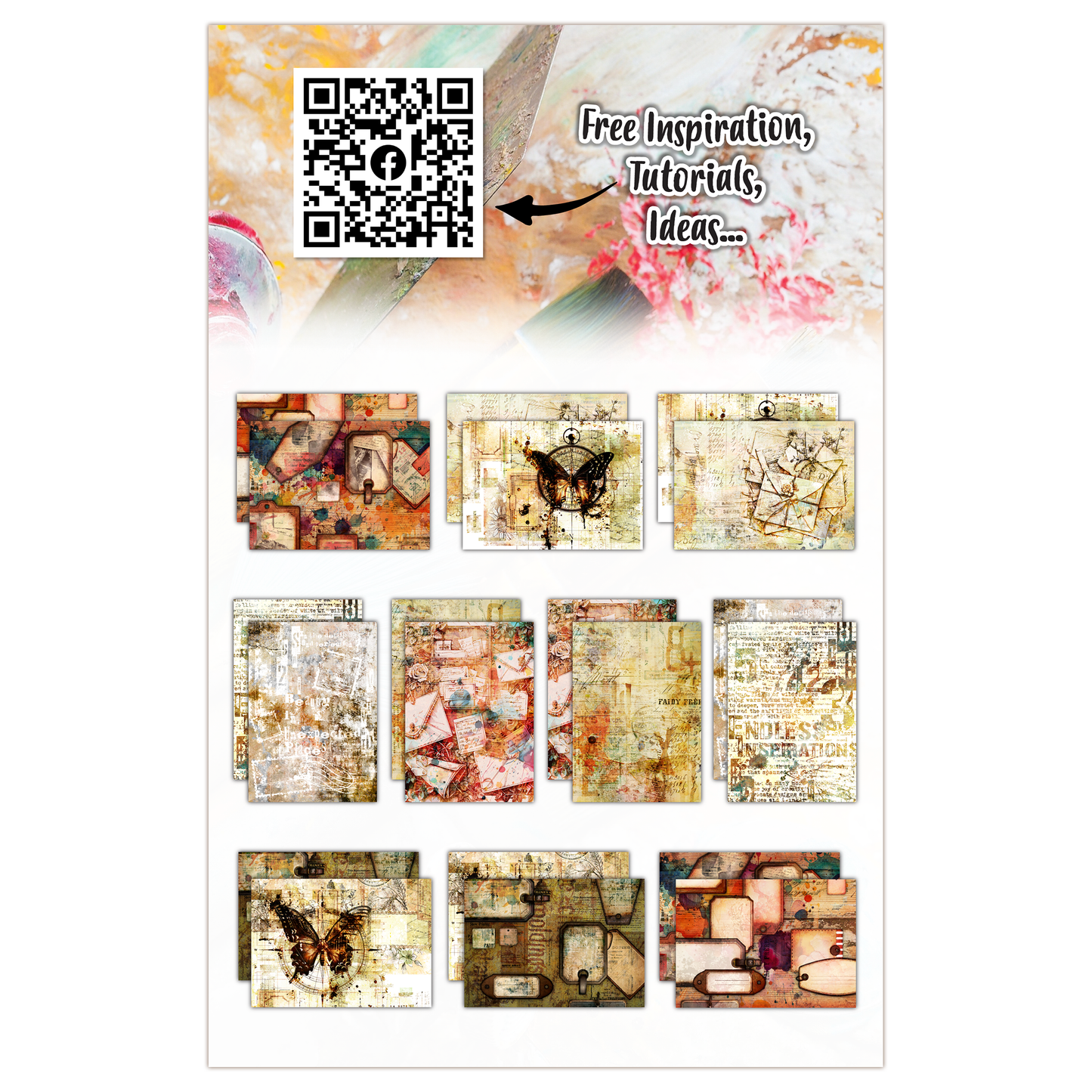 #12 - A5 Design Paper - Wanderlust Whispers