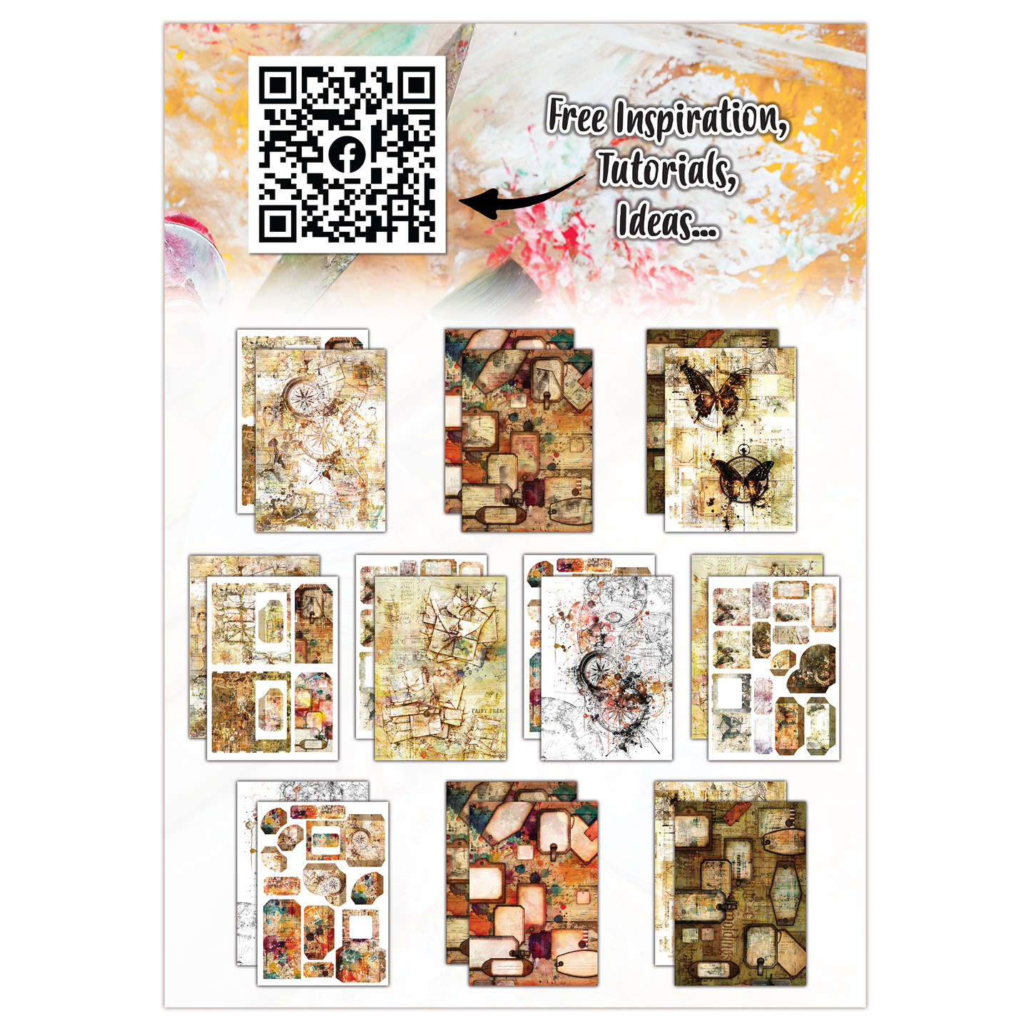 #13 - A4 Design Paper - Ticket to Time