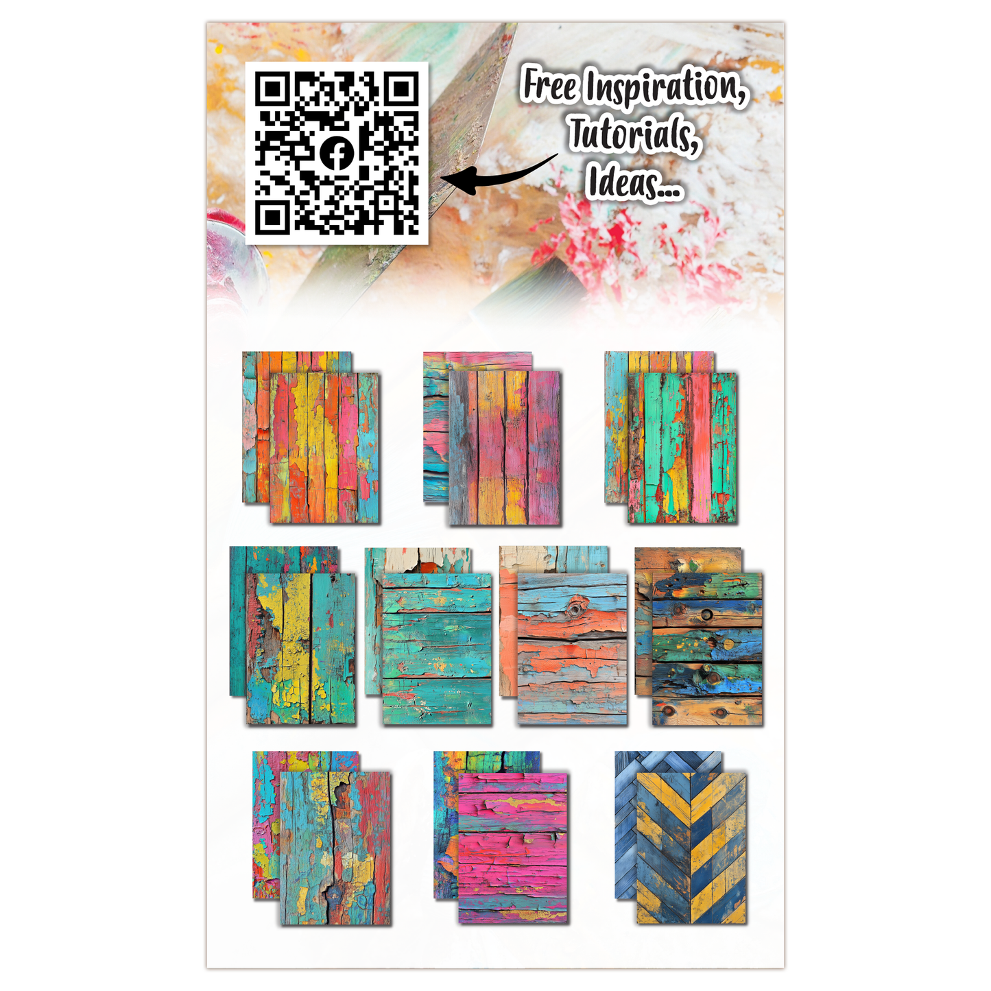 #24 - A6 Design Paper - Boho Boards