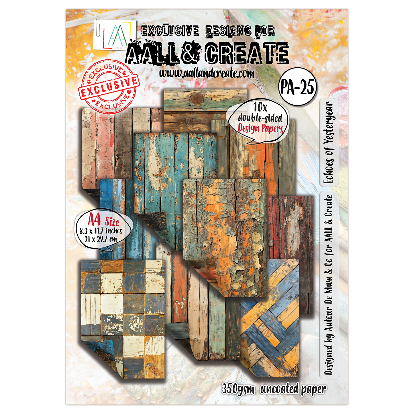 #25 - A4 Design Paper - Echoes of Yesteryear