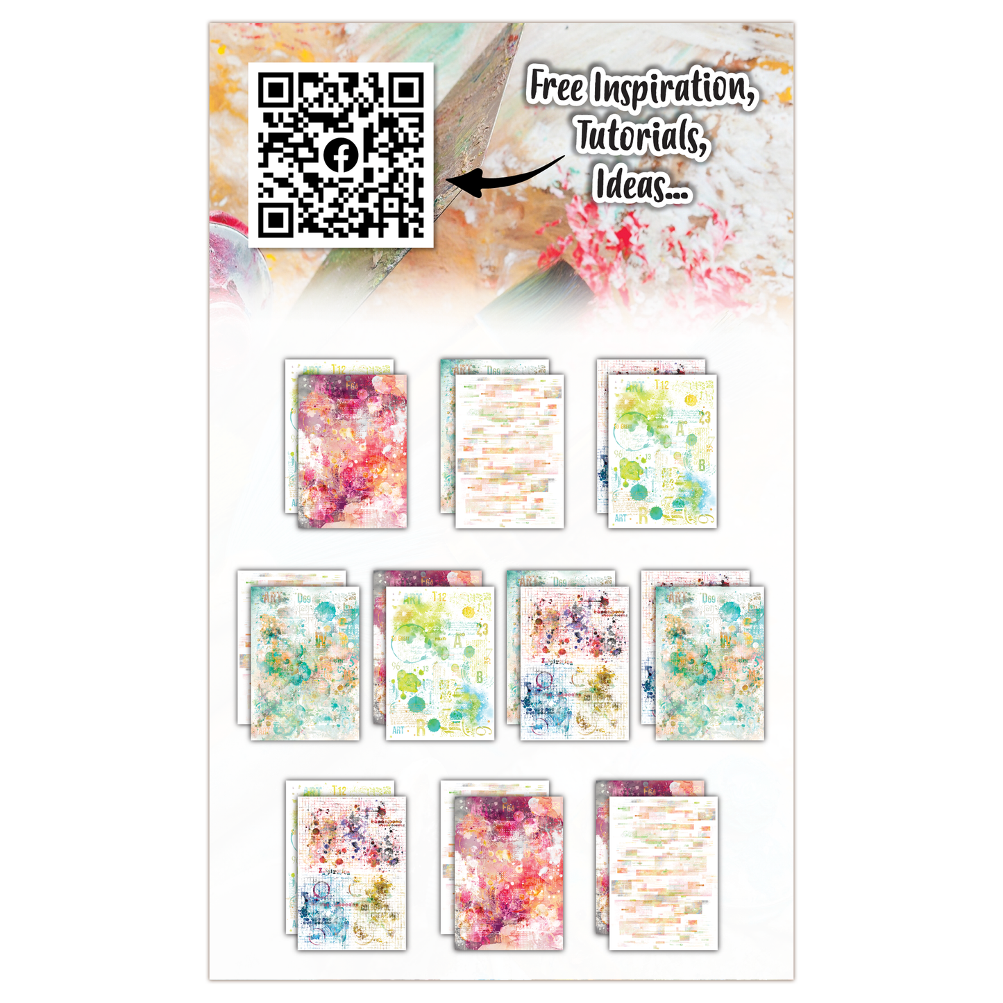 #03 - A6 Design Paper - Spectrum Splash