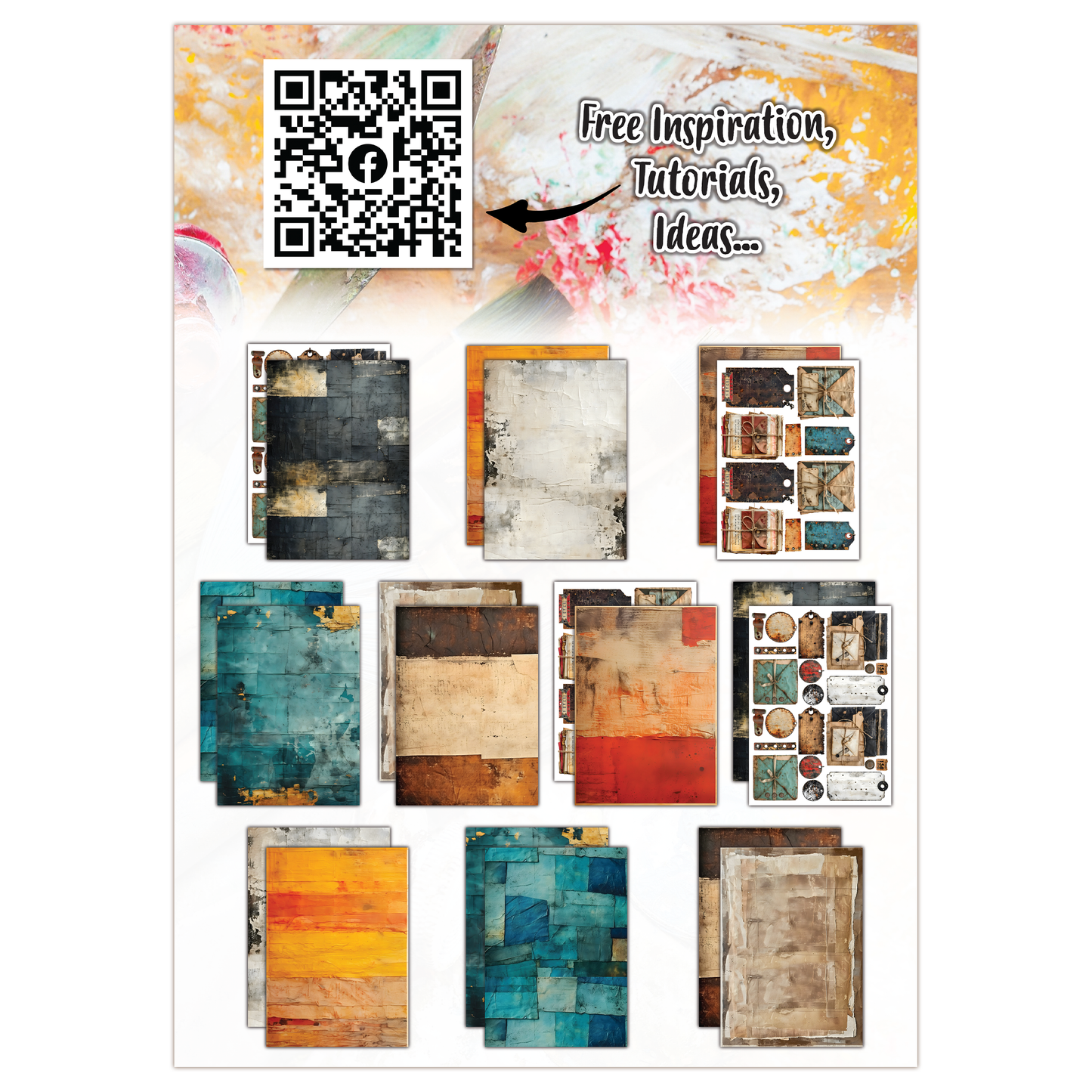 #09 - A4 Design Paper - Time-Tarnished Wonders