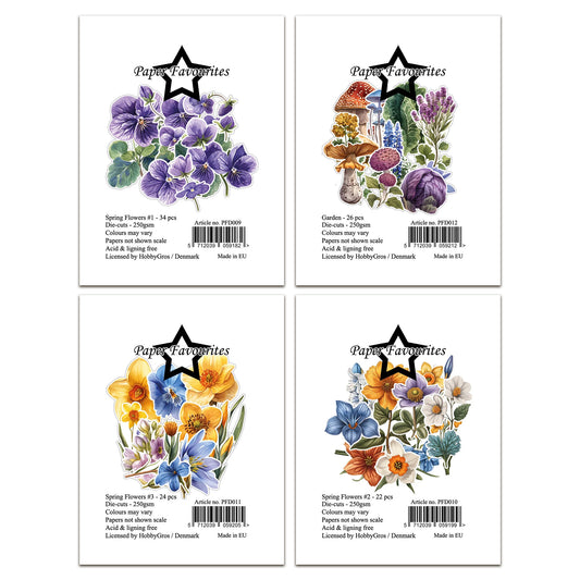 Paper Favourites Die-Cuts Spring Flowers Bundle