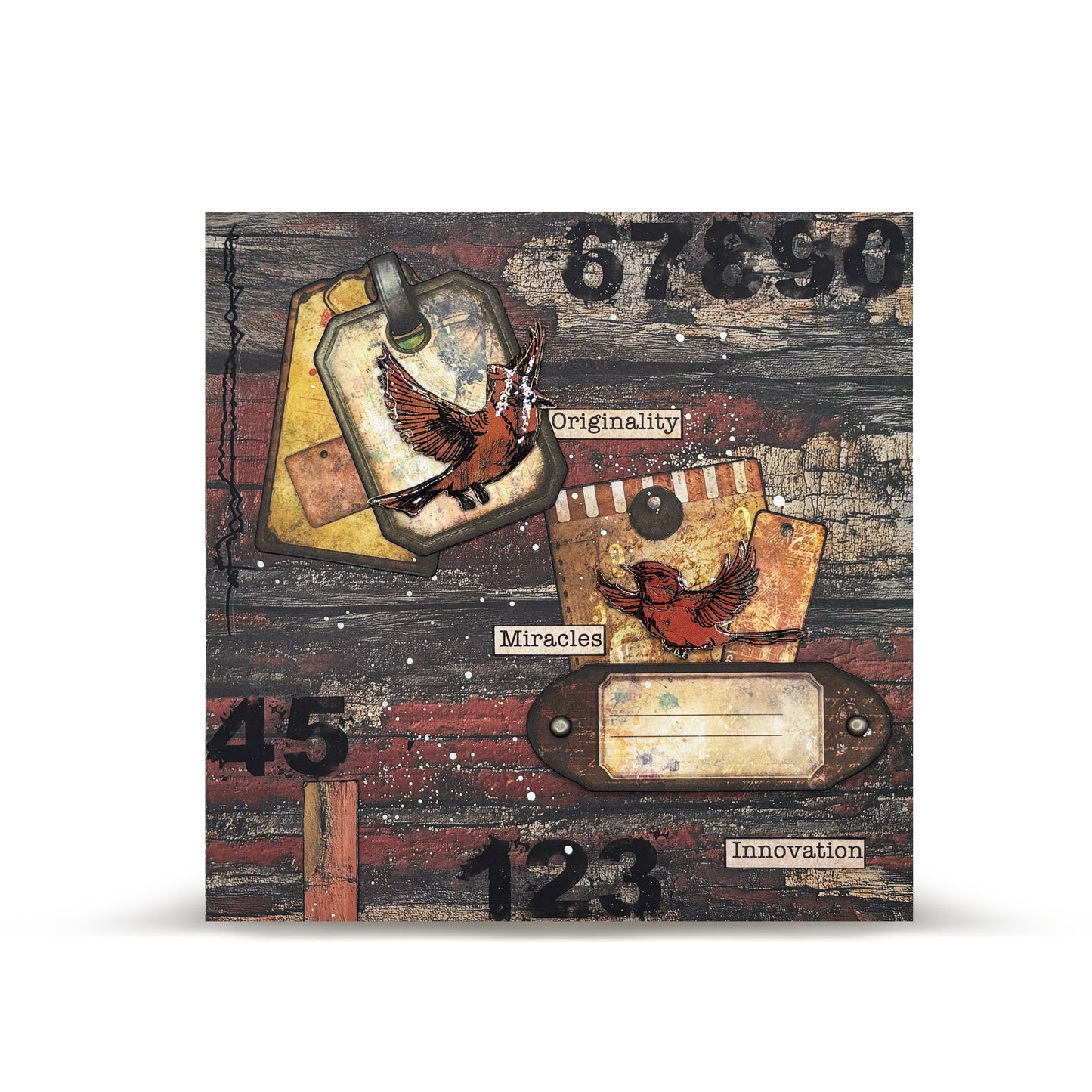 #25 - A4 Design Paper - Echoes of Yesteryear