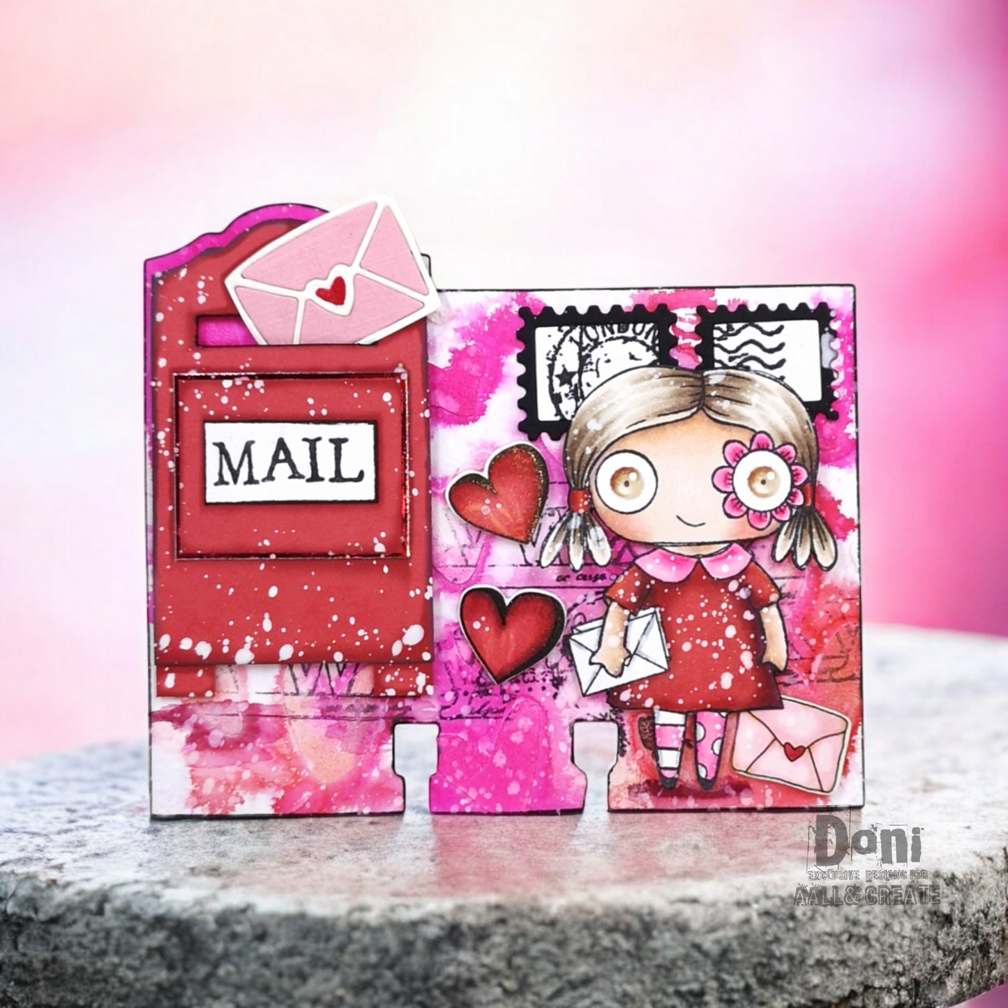 #18 - Ephemera Die-Cuts - Flying Hearts
