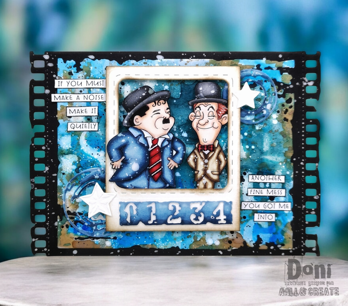 #474 - A7 Clear Stamp Set - Stan & Ollie