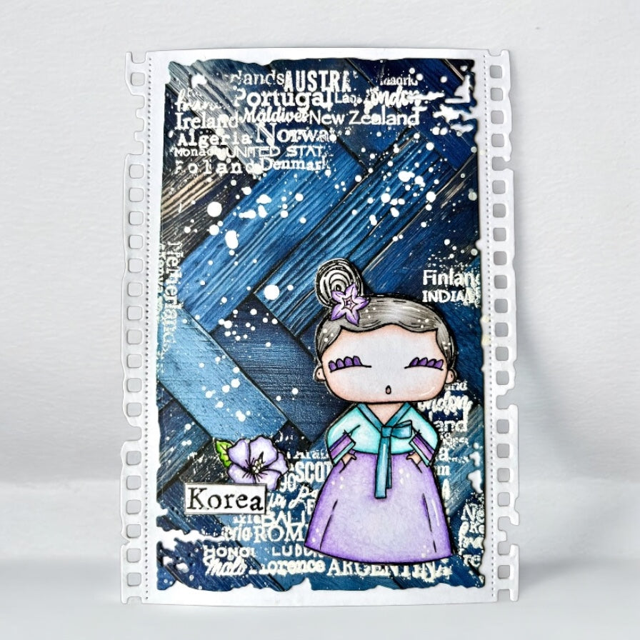 #23 - A5 Design Paper - Bright & Broken